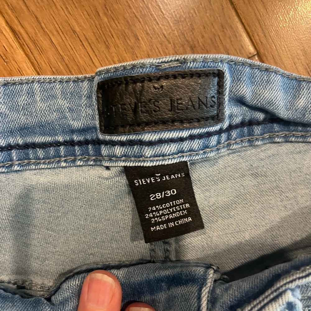 Steve’s Jeans Light Blue Denim Jeans - Picture 2 of 2